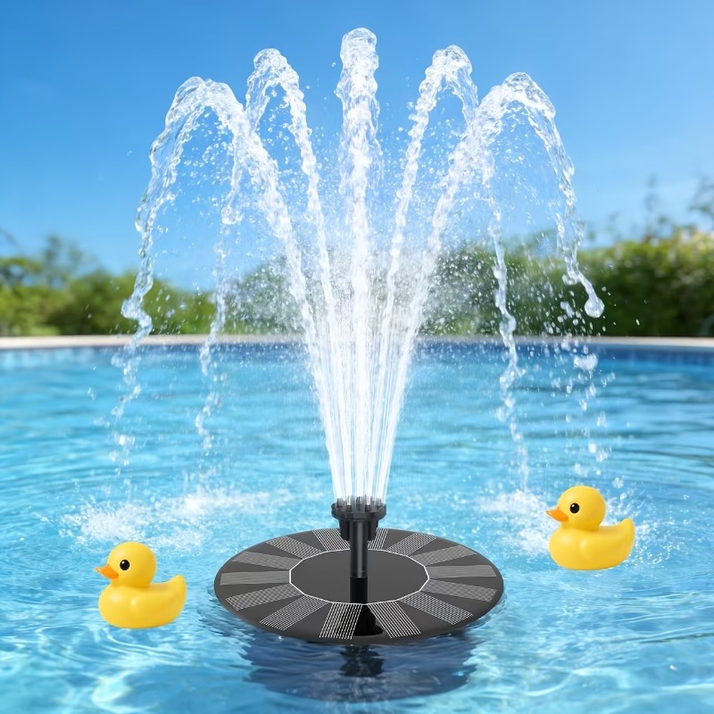 Smart Garden Ornaments - ソーラー噴水ポンプ、13cm | ノズルフローティングウォーターポンプ | 150L/H |