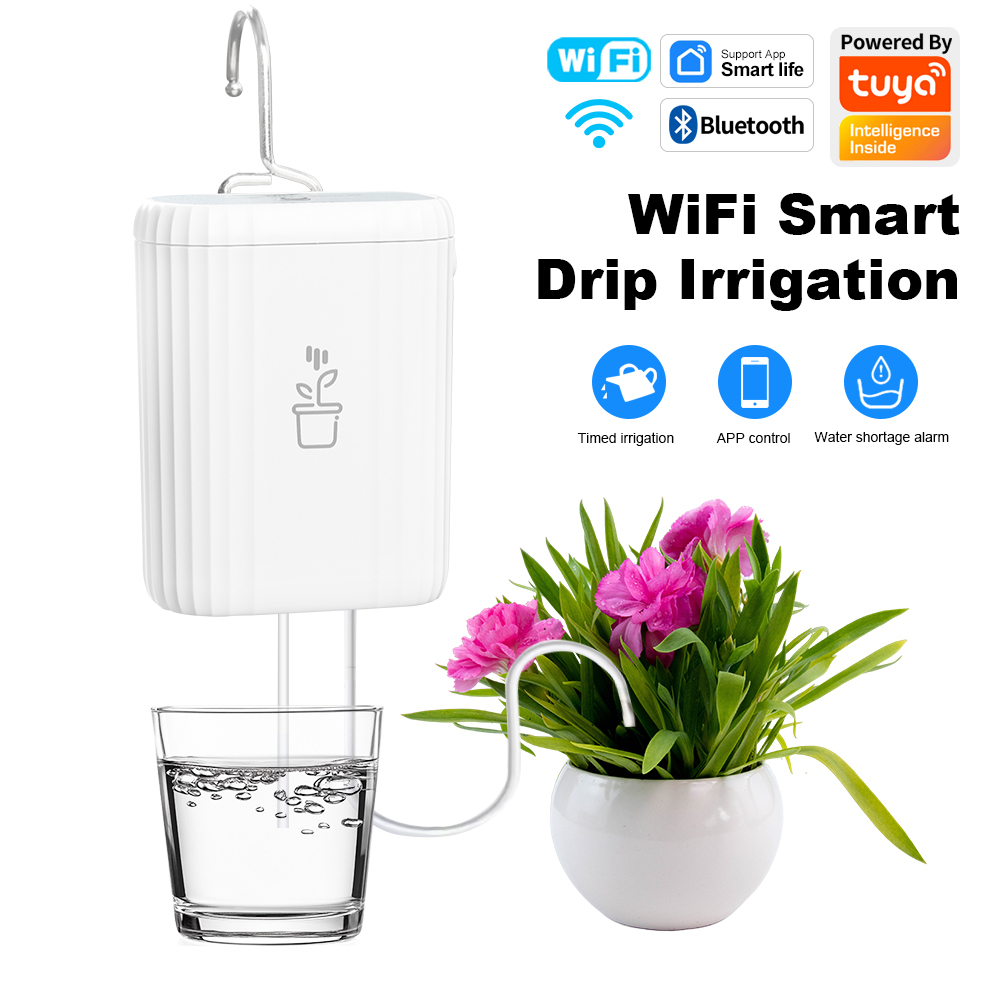 Smart Garden Sprinkler System - WiFiスマート点滴灌漑自動庭園植物花水やりシステムスプリンクラー点滴灌漑装置ポンプタイマーツール
