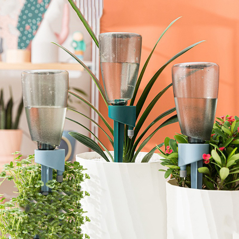 Smart Garden Watering - 新しい自動花散水装置庭調整可能な速度滴下散水植木鉢多肉植物点滴灌漑装置