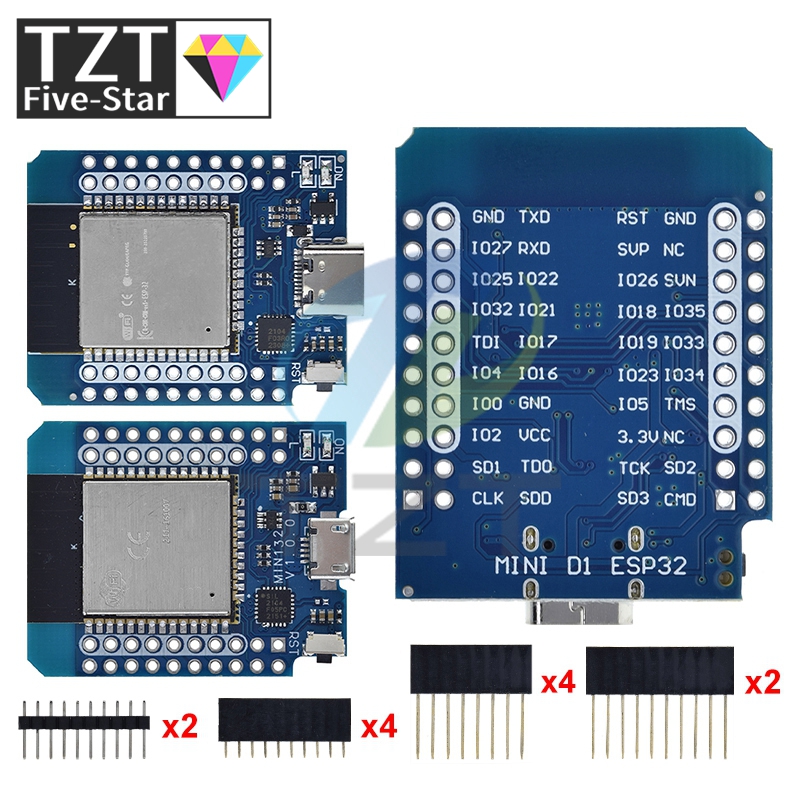 Smart Garden Esp32 - TZT 1/3 個 Wemos ミニ D1