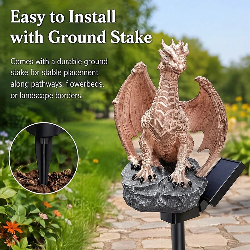 ドラゴンレガシーゴールデンエンバーエディションソーラーガーデ - Smart Garden Ornaments のレビューと価格