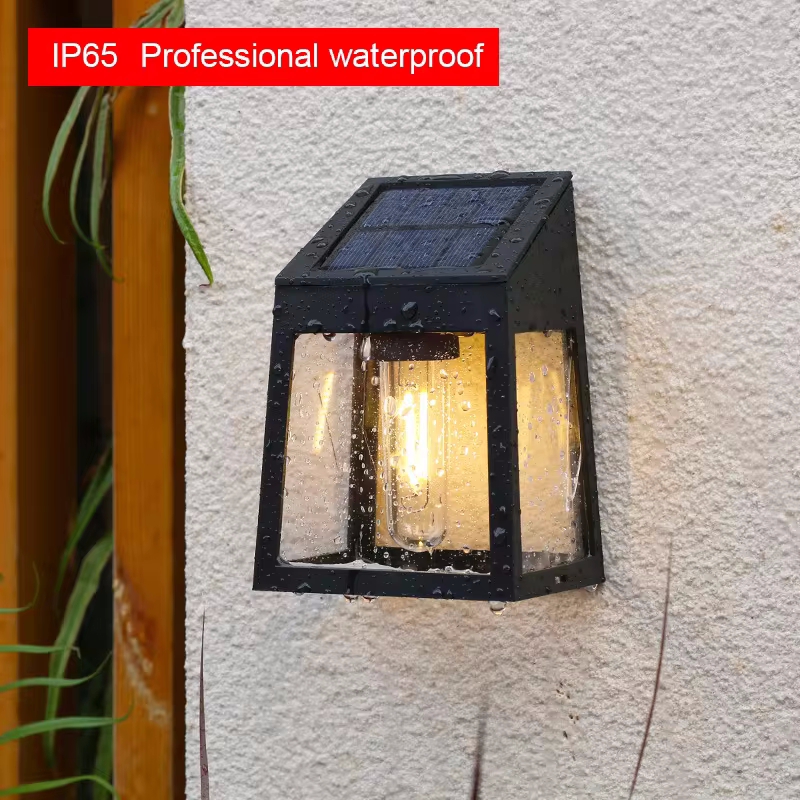 屋外ソーラーランプ,防水,壁照明,庭の装飾,タングステン電球 - Smart Garden Ornaments のレビューと価格