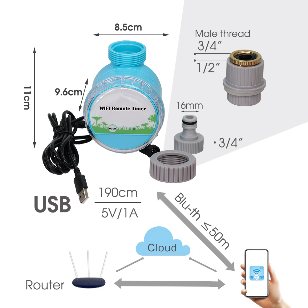 スマートガーデン灌漑システム,30〜50m,調整可能,冷却ノ - Smart Garden Sprinkler System のレビューと価格