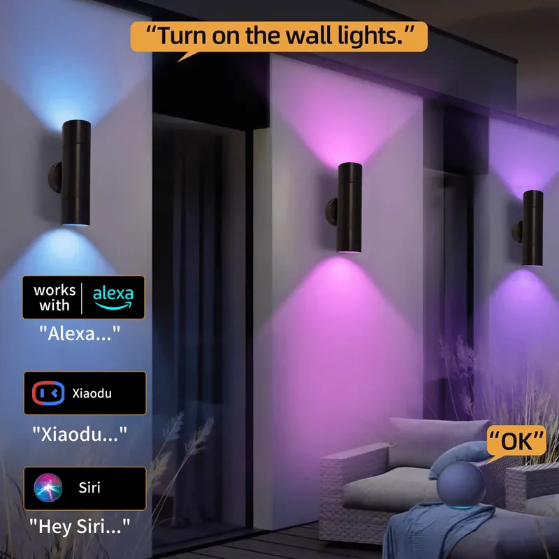 耐久性のある真鍮製屋外LEDウォールライト、IP65防水設計 - Smart Gardening のレビューと価格
