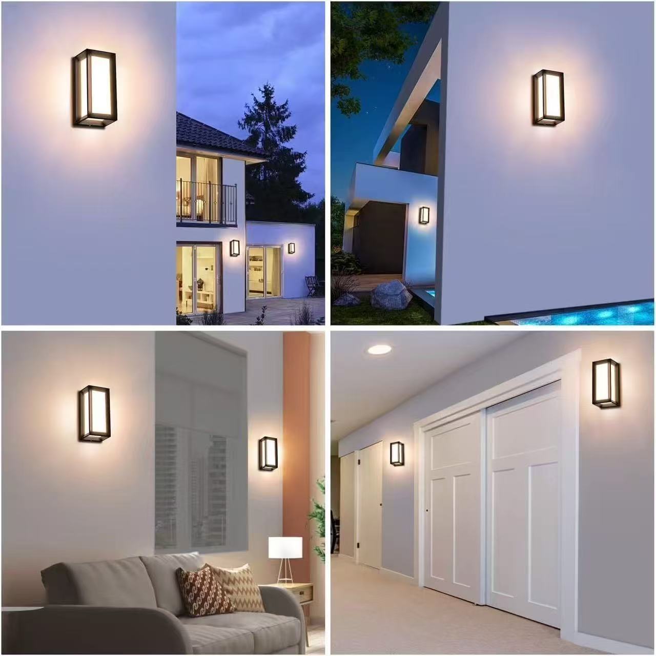 LED 屋外ウォールライト RGBCCT 調光可能なポーチラ - Smart Garden Arduino のレビューと価格