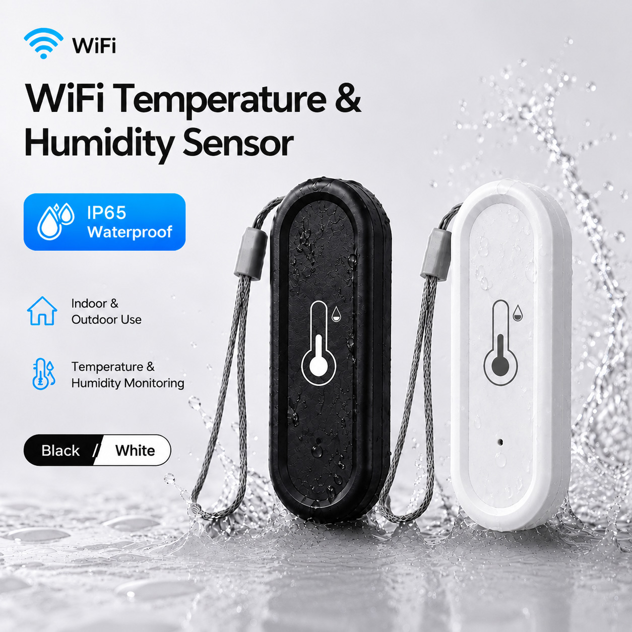 Tuya WiFi IP65防水温度・湿度センサー スマート - Smart Garden Arduino のレビューと価格