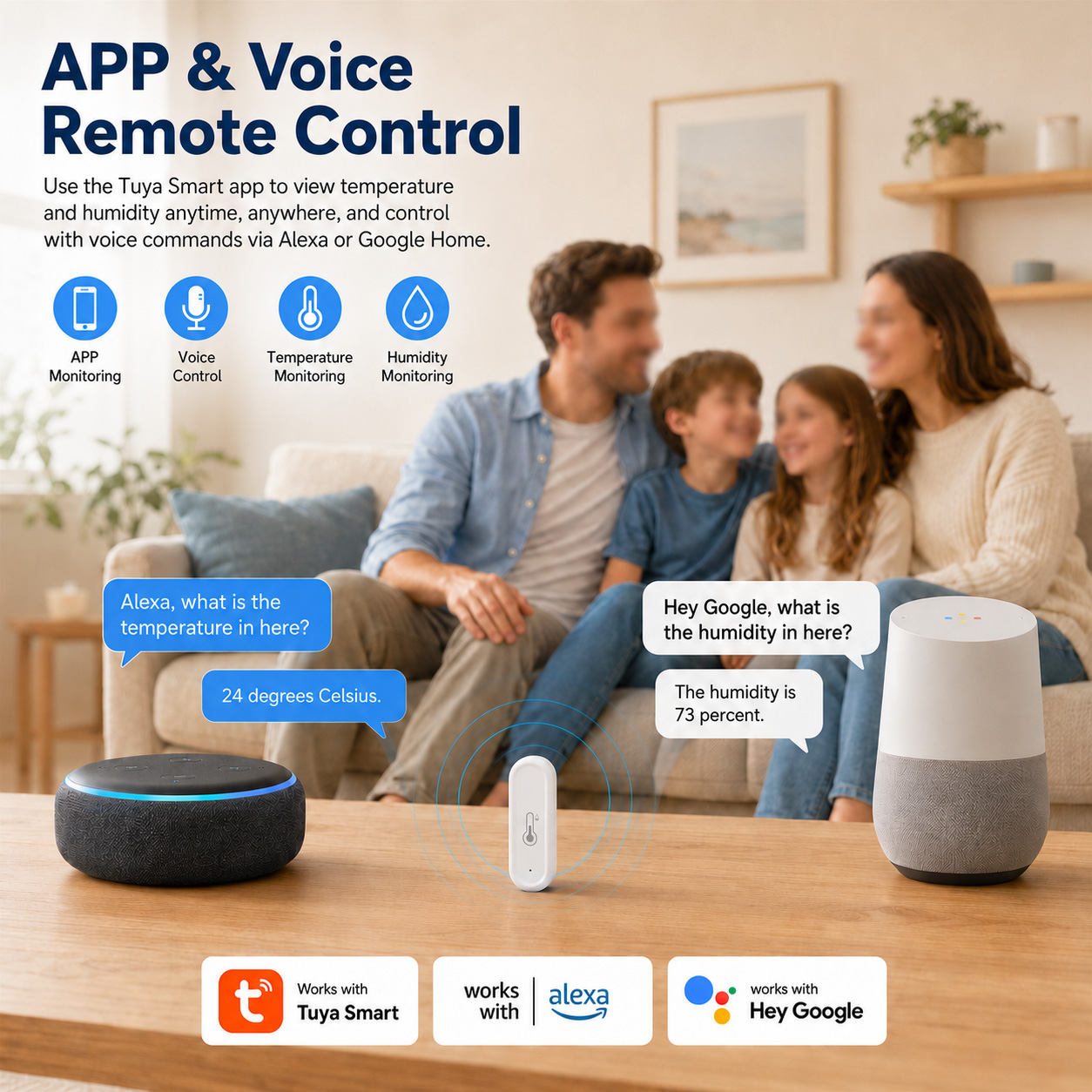 Tuya WiFi IP65防水温度・湿度センサー スマート - Smart Garden Arduino のレビューと価格