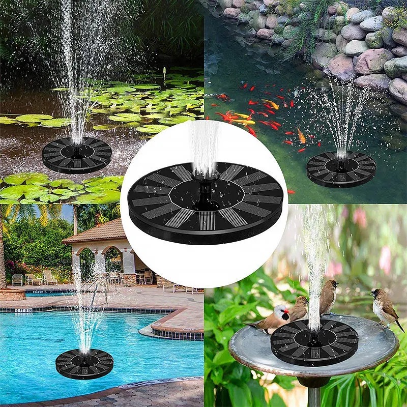 ソーラー噴水ポンプ、13cm |   ノズルフローティングウ - Smart Garden Ornaments のレビューと価格