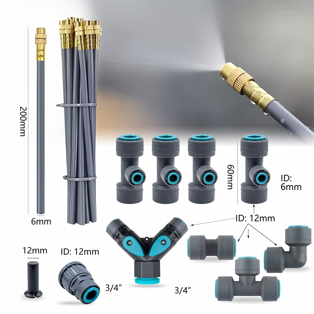 3/8インチPEホース フレキシブル360 °   曲げ調整 - Smart Garden Sprinkler System のレビューと価格