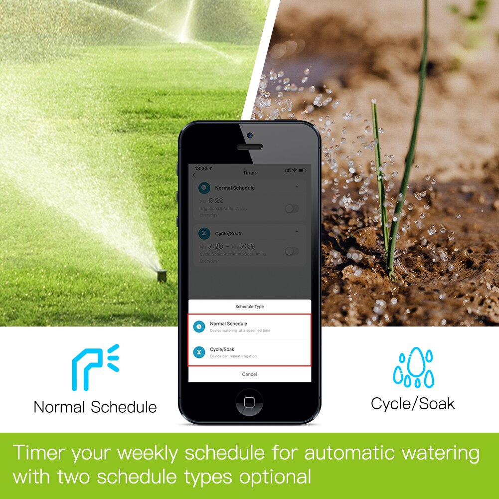 MoesスマートトゥヤBluetoothウォータータイマー雨 - Smart Garden Watering のレビューと価格