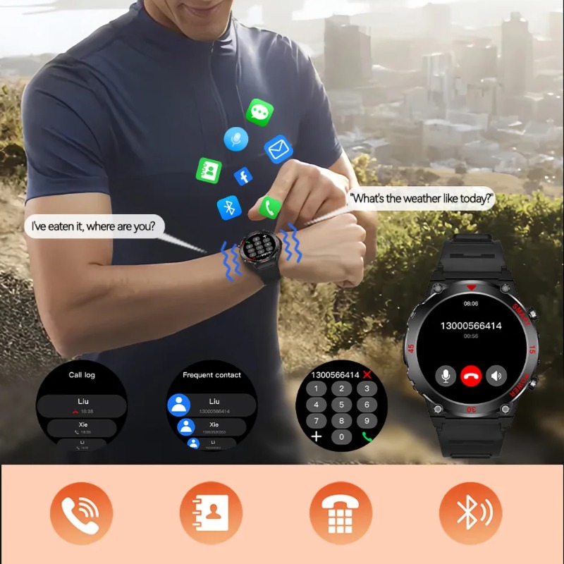新しい GT11 Bluetooth 通話スマートウォッチ  - Smart Garden Arduino のレビューと価格