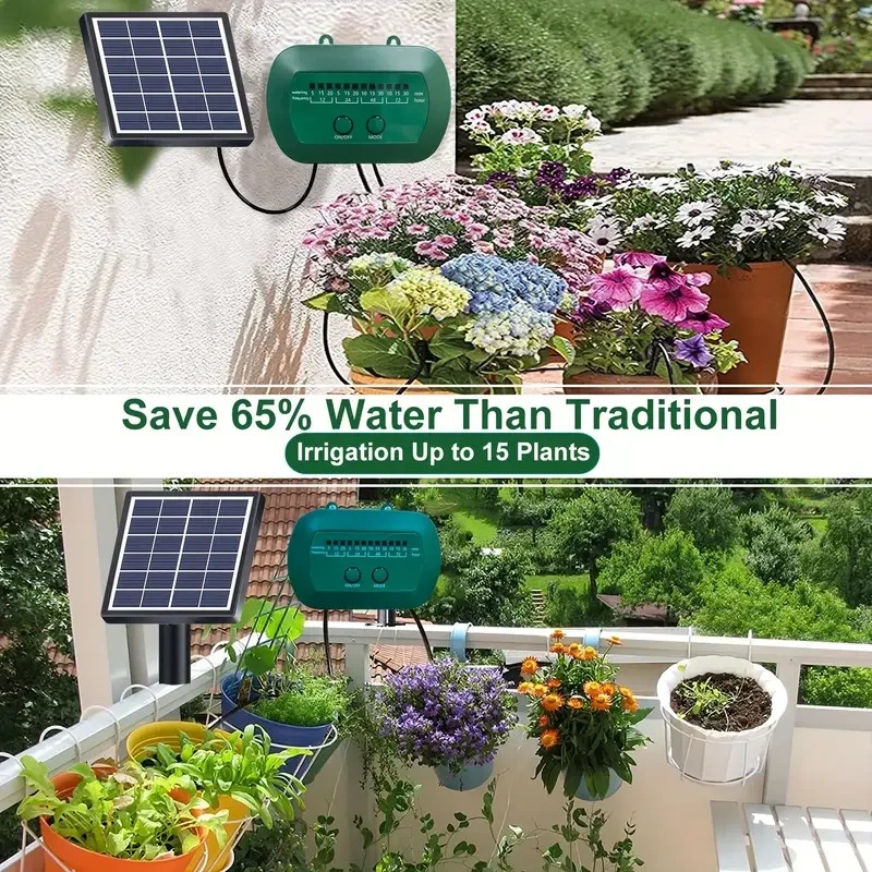 ソーラーインテリジェント灌漑キット 6V 2W 内蔵 180 - Smart Garden Watering のレビューと価格