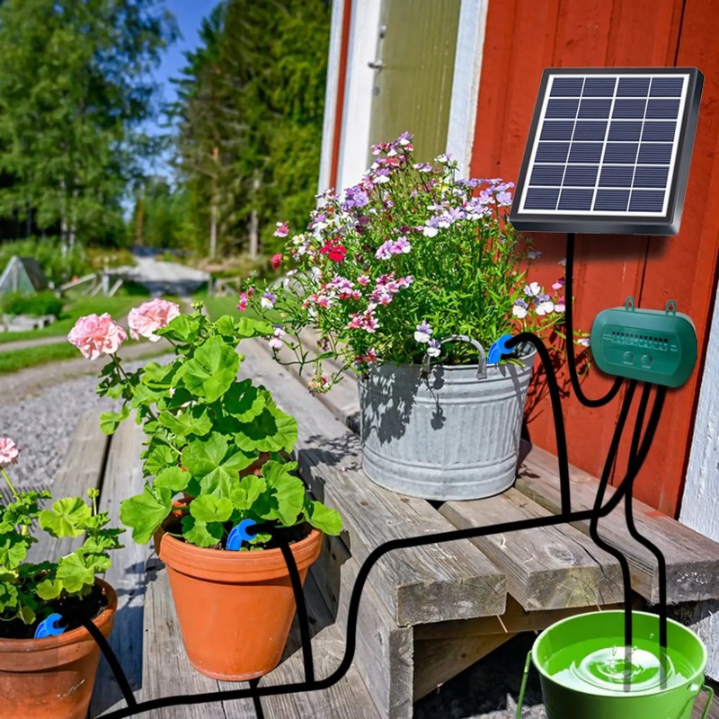 ソーラーインテリジェント灌漑キット 6V 2W 内蔵 180 - Smart Garden Watering のレビューと価格