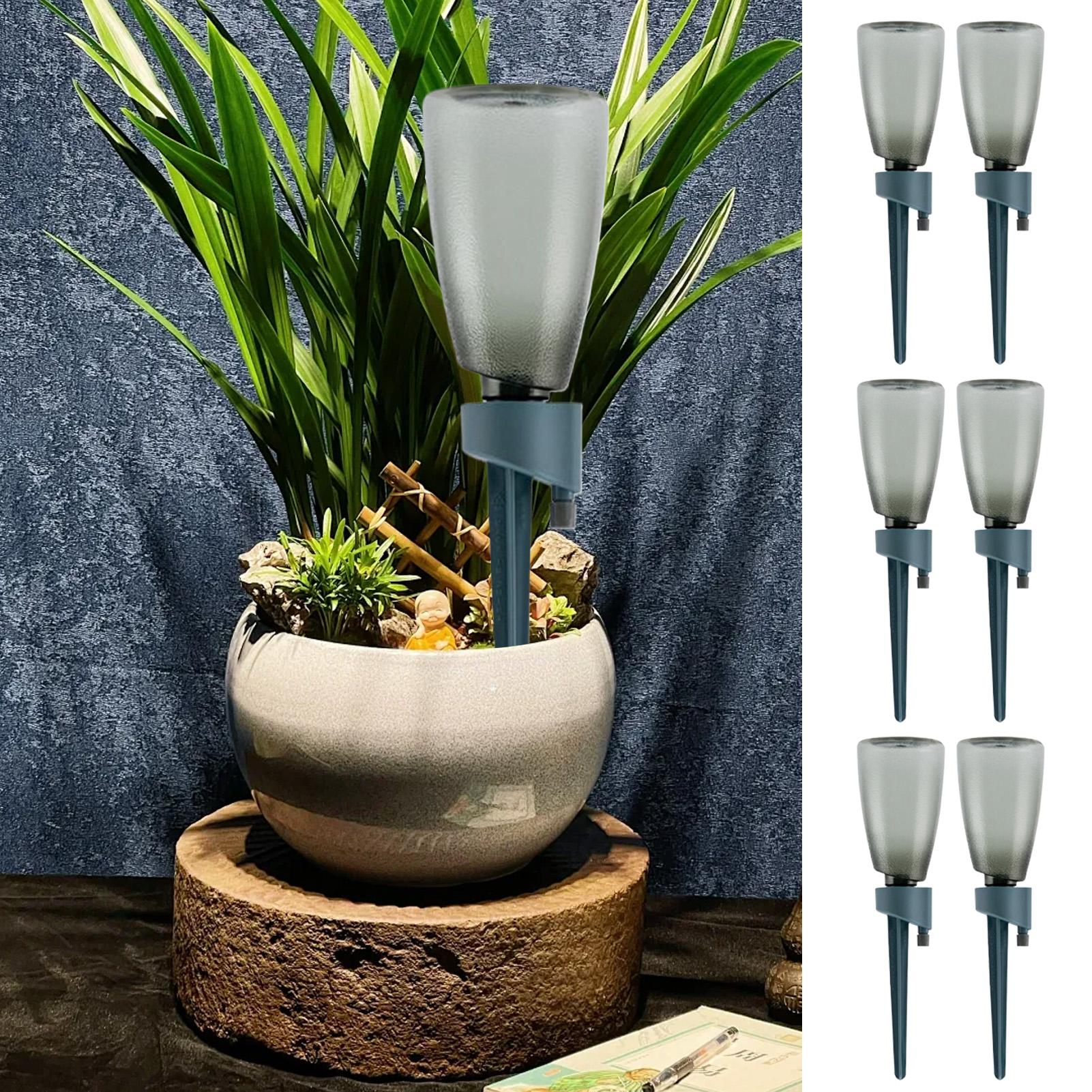 6個入り自動給水器 家庭用花植物自動散水装置 室内屋外園芸用 - Smart Garden Sprinkler System のレビューと価格
