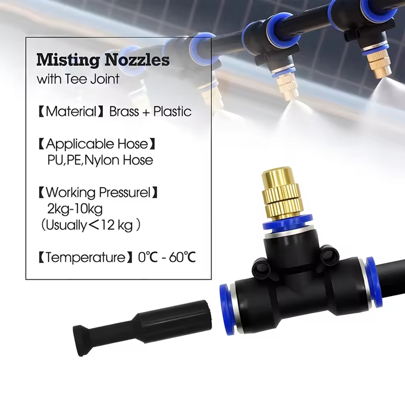 ミスト冷却システムキット 真鍮ノズル ガーデンミスト灌漑シス - Smart Garden Sprinkler System のレビューと価格