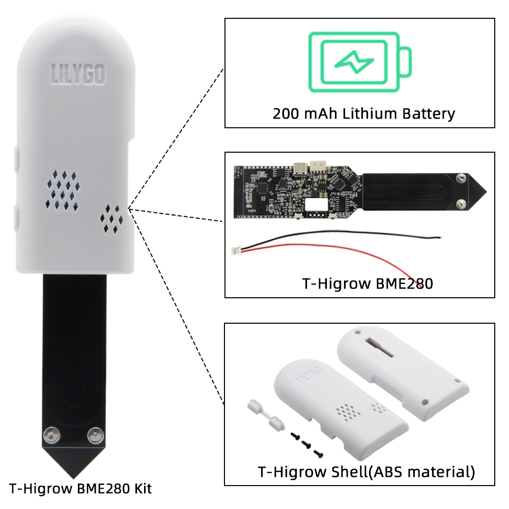 LILYGO® T-Higrow ESP32 Soil Te - Smart Garden Esp32 のレビューと価格