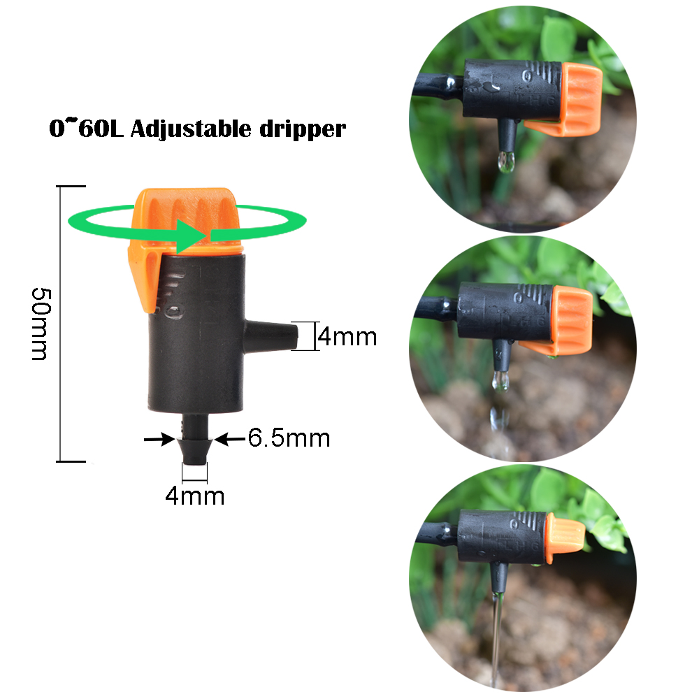 10-50 個 0 〜 60L/調整可能なドリッパーマイクロ - Smart Gardening のレビューと価格