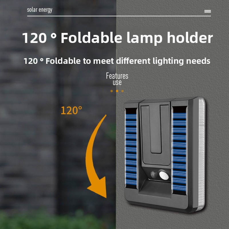新しいスマート屋外折りたたみソーラーウォールランプヨーロピア - Smart Garden Is のレビューと価格